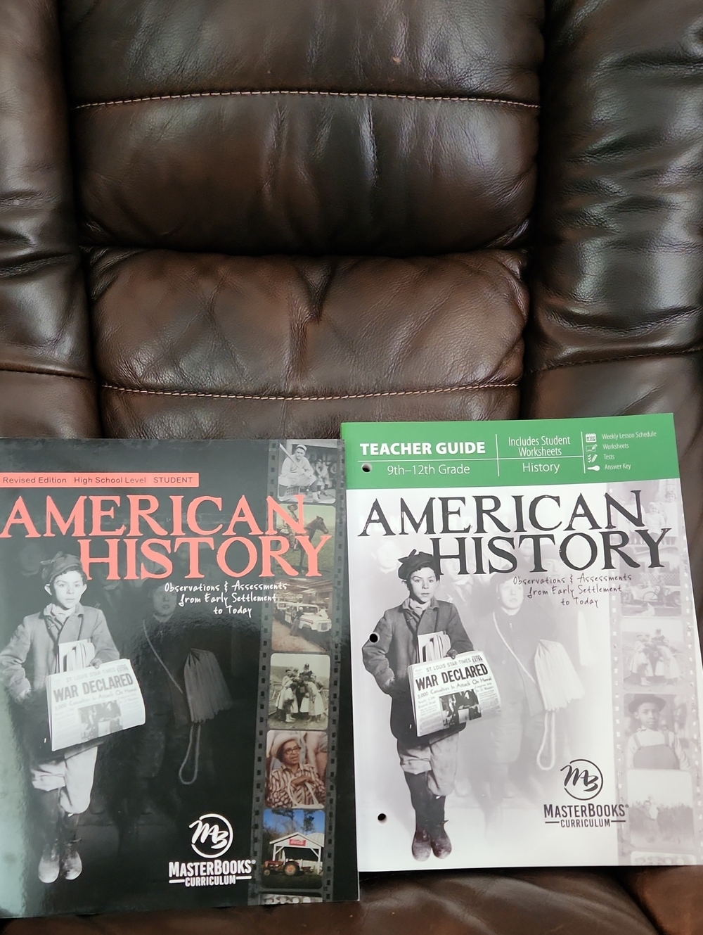 American History Student Workbook & Teacher Guide 2 Book Set NWT Never Used